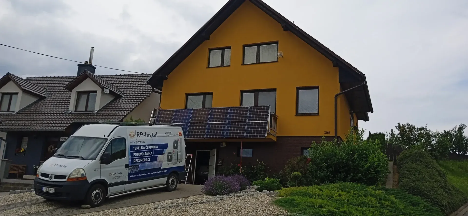 Ukázka realizace RP Instal: Fotovoltaický ohřev teplé vody