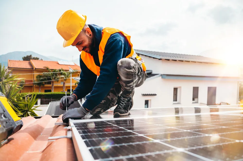 Montáž fotovoltaického systému